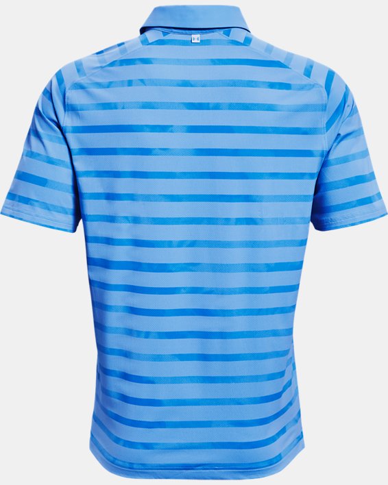男士UA Iso-Chill Floral Stripe Polo衫, Blue, pdpMainDesktop image number 5